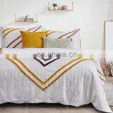 Customized Cheap White Washed Microfiber Hotel King Size Luxe Easy Duvet Cover Bedding Set Melange