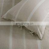 King Size Bedding Set Linen Cotton Washed Flaxen Fabric Duvet Cover Set thumbnail-4