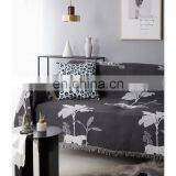 RAWHOUSE China Wholesale Throw Blanket Yarn Dyed Leopard Double Side Woven Throws Tassels Cover Sofa Home Decor thumbnail-4