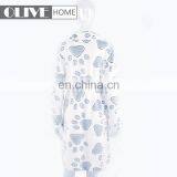 2018 Super Soft Adult Pyjamas Personalized Glue and Back Printing Brushed Coral Fleece Bathrobe thumbnail-2