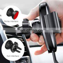 Qi Wireless Car Charger Phone Holder 10W 2020 New Product Wholesale Mobile Phone Q12 Car Wireless Fast Charger For IPhone thumbnail-3