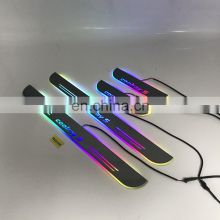 Led Door Sill Plate Strip for geely coolray dynamic sequential style Welcome Light Pathway Accessories