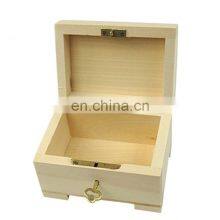 Custom Creative Useful Empty Bulk Wooden Gift Boxes With Lock thumbnail-5