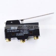 Micro Limit Switch Stroke Switch LXW5-11N1 1NO 1NC Silver Microswitch 3A AC380V, Long Metal Strip Lever Micro Switch