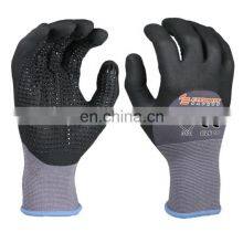 High Quality Industrial Working Safety Palm Dotted Anti Slip Gloves thumbnail-1