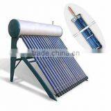 Compact Pressurized Heat Pipe Solar Power Water Heater