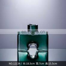 Luxury European Style Custom Crystal Blown Flower Vase Home Decoration Living Room Clear Glass Creative Set thumbnail-5