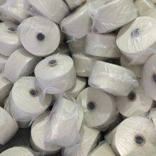 good selling Ne6/1 Nm10/1 raw white recycled cotton blended yarn knitting glove yarn