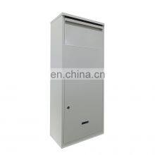 Очень большой почтовый ящик для посылок. Современный ящик для приема посылок. Коробка для доставки. Наружный стальной почтовый ящик