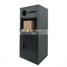 Standing Letter Box Large Freestanding Parcel Post Box With Lock Waterproof Mailbox thumbnail-2