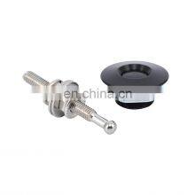 Racing Engine Bonnet Aluminum Push Button Billet Hood Latch Pin Kit Bumper Quick Release Fastener thumbnail-2