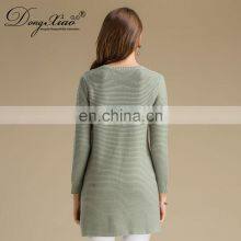 100% Knitted Cashmere Sweater Women Long Thick Crew Neck Casual Style Winter Anti-Wrinkle Anti-Shrink OEM Service Available thumbnail-6