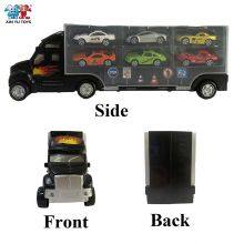 XINYU Diecast Trailer Truck Play Set With 6 PCS of Die Cast Cars 1/64 Scale thumbnail-5