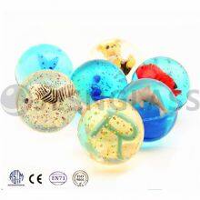 Factory Wholesale Various Design 20mm 27mm 32mm 35mm 38mm 45mm 49mm 56mm 60mm Animal Bouncy Toy Rubber Balls thumbnail-3