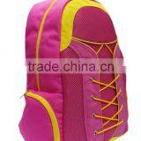 Pink Color 600D Polyester Useful Sport Backpack thumbnail-2