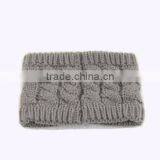 Popular New Arrival Black Color Wool Knitted Girl Winter Headband thumbnail-5