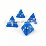 Blue Pearl Custom 4 Sided Game Dice With Number Embossed thumbnail-1