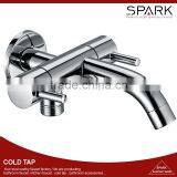 Contemporary Bathroom Brass Chrome Bibcock Bib Tap Two Way Function Cold Tap