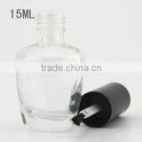 Glass Bottle Manufacturers Coating Clear Glass Nail Polish Bottle 15ml thumbnail-4