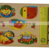 ICTI Class A Toys Factory Wooden Home Vocality Sound Musical Puzzles Educational Music Singing Toys Voice Pronounce Puzzle thumbnail-2