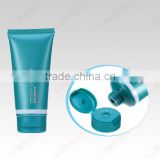 70Ml-180Ml Cosmetic Face Cleanser Soft Round Tube With Transparent Colored Cap