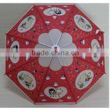 Cheap Auto Open See Through POE Umbrella With Metal Frame