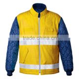 EN20471 EN14058 winter multiprotective hi vis reflective working thermal coat