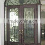 Top-selling handmade art design iron door forged