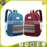 Competitive Price Excellent Quality Fashion Canvas School Bag for Teens thumbnail-1