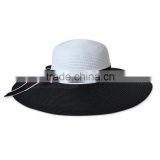 Fashion head accessories wide brim sunscreen floppy sun straw hat
