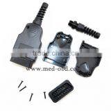 16Pin OBD2 Connector J1962m PCB Plug With Enclosure and Strain Relief thumbnail-1