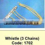 Whistle Three Chain Key Ring thumbnail-1
