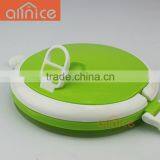 Multilayer Light Surface Round Shape Design Insulation PP Inner Stainless Steel Tiffin Box /bento Box With Air Hole p Handle thumbnail-4