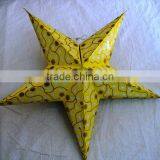 Printed Paper Stars Lanterns From India