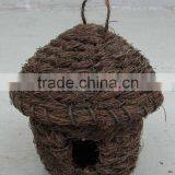 Rattan Garden Bird House