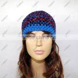 Crochet Hat for Adult,whosale Winter Women Knitted Ball Crochet Hat for Adult thumbnail-1