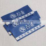 Deep Blue Two Sides Folding Woven Label for Double Breasted Coat thumbnail-4