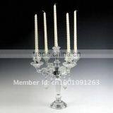 Import India Crystal Glass Candle Holder for Wedding Table Decorations thumbnail-2