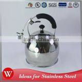 3.0L Mirror Finished Stainless Steel Whistling Tea Kettle thumbnail-2