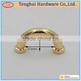 Custom Semicircle Zinc Alloy Rectangle Metal Decoration Arch Bridge for Bag Parts thumbnail-2