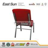 Upholstered Stackable Steel Fabric Conference Church Chair on Sale thumbnail-1
