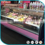 ice cream freezer display