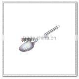 U088 Stainless Steel Slotted Basting Spoon With Round Handle thumbnail-1