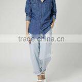 Lady Vintage Wash Denim Shirt thumbnail-1