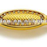 Zinc Alloy Golden Crystal Cabinet Pull Handle