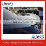 For BMW E90 05~12 3 Series E90 Performance Style Carbon Fiber Trunk Spoiler thumbnail-1