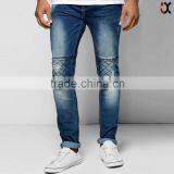 New Fashion Branded Biker Jeans Wholesale China (JXA119 ) thumbnail-1