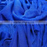 silver tulle lurex mesh for apparel