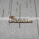Cute Golden Color Metal Sewing Label thumbnail-1