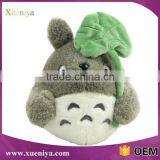 2016 Newest Custom Cute Soft Stuffed Lotus Leaf Totoro Doll For Baby thumbnail-1
